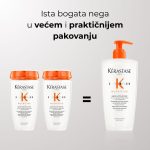 Kérastase Paris Nutritive Bain Satin Riche Shampoo 500ml - Слика 2